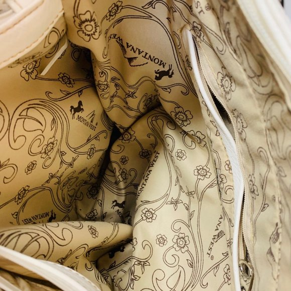 MONTANA WEST
White Floral Embroidered Shoulder Bag
ccw compatible - Picture 12 of 16